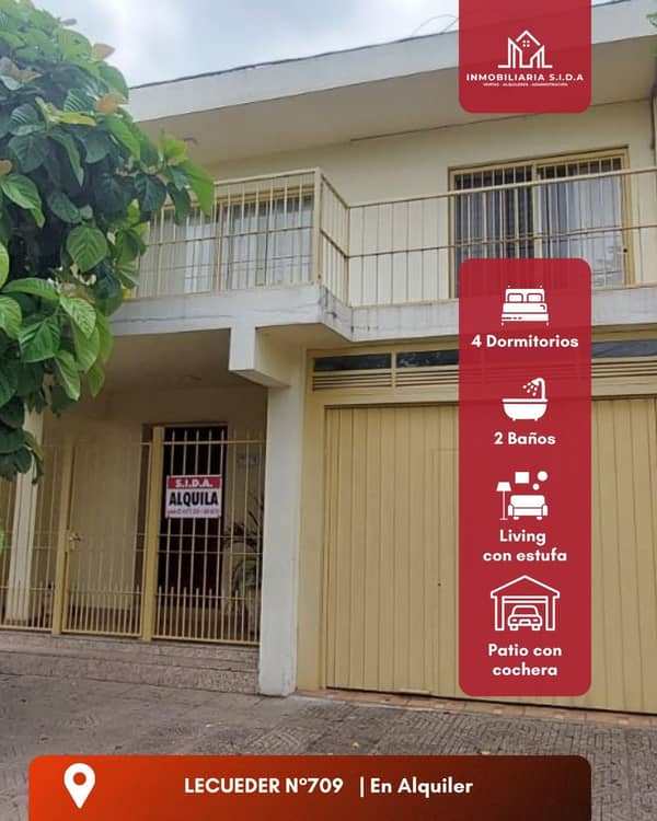 Alquiler / LECUEDER 709 / Artigas